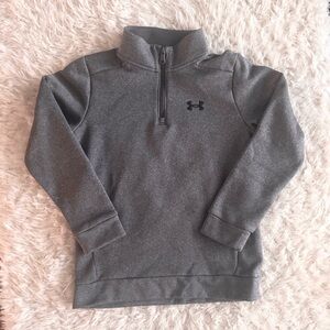 Under Armour Kids Charcoal Quarter-Zip Sweatshirt